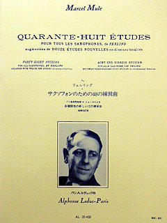 48 ETUDES A FERLING - arrangiamento per sassofono [Note / spartito] Compositore: MULE MARCEL