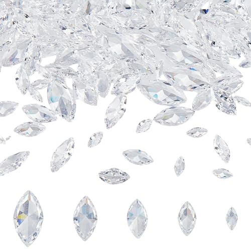 Strass œil de cheval en zirconium pour fabriquer vos bijoux de mariage et soirées