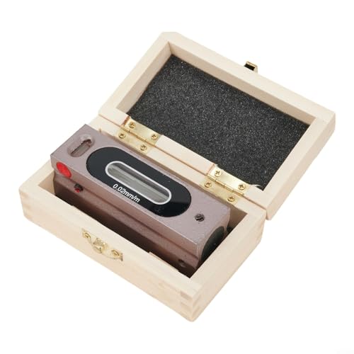 3.93/5.9/7.87/9.84inch Measurement Leveler, Precision Engineers Level, Accurate To 0.02mm/m, For High Accuracy Levelling Applications Accuracy Graduated bubble Vials Horizontal Bar Level(100MM)