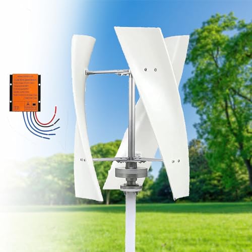 Generador de eje vertical con controlador de carga para solucionar cortes de luz en el hogar