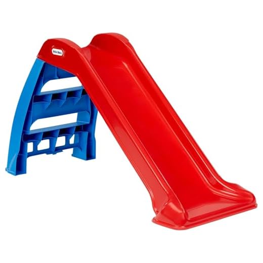 Little Tikes First Slide for Kids, Easy Set Up for Indoor Outdoor, Easy to Store, for Toddlers Ages 18 Months - 6 years