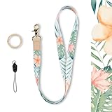 Lanyard ID Badge, Key & Teacher Lanyard - Cute & Cool Design for Women, Office, Cruise Ship, Staff, Students - Detachable Keyring for ID Card, Car Key, Name Tag, Credit Cards, Wallet, Phones