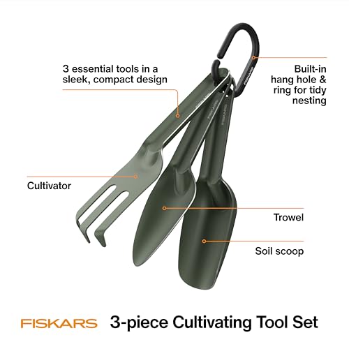 Fiskars 3-Piece House Plant Cultivating Tool Set for Indoor Gardening - image 2