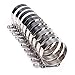 10PCS 44mm - 51mm Stainless Steel T-Bolt Clamps Turbo Intake Intercooler Clamp for 1-1/2" I.D. Hose