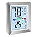 Produktbild Technoline Wetterstation, Raumklimastation mit moderne Front, farbige Anzeige, Touchsensor für Beleuchtung, Silber, 73 x 89 x 27 mm