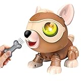 Kids DIY Robot Dog Toys, STEM Toys for 3-8 Year Old Girls Boys, Ideal Christmas Birthday Gifts for Kids, Interactive Electronic Pet Dog with Touch Control, Educational Kids Toys for Age 5 6 7 8