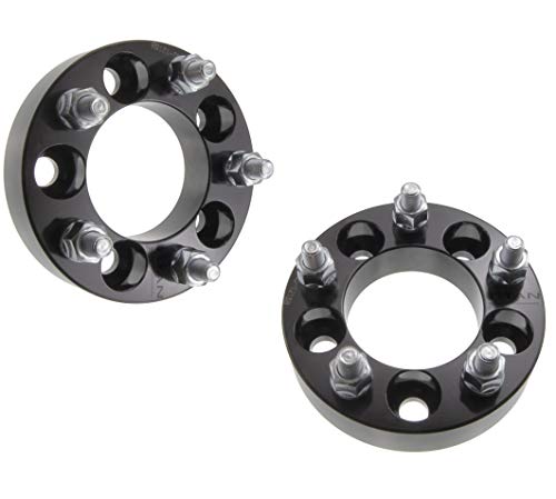 2pc 1.25" Wheel Spacers | 5x4.5 Adapters | 12x1.5 Studs | Fits Chevy Fits Buick Fits Cadillac Fits Oldmobile Fits Pontiac