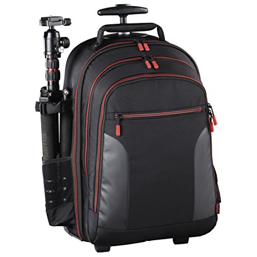 Hama Miami Trolley Case schwarz, rot - universal (Trolley Case, Schutzh&uuml;lle, des Laptopfach, schwarz, rot)