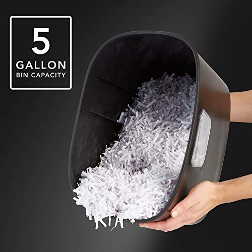 Gbc Paper Shredder, Junk Mail, 12 Sheet Capacity, Super Cross-Cut, 1 User, Personal Duo, Black (1757394) #TOP2