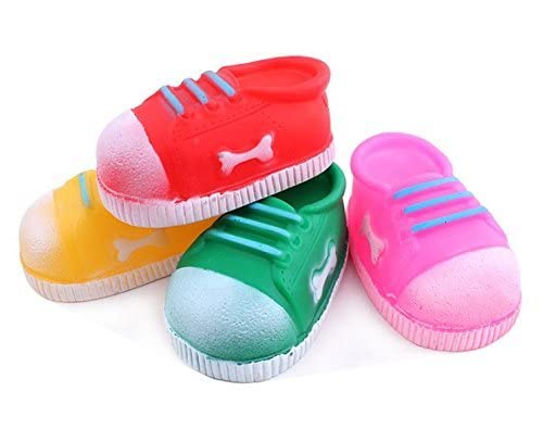 PSK PET MART Squeaky Shoes Rubber Toy for Dog (Pack of 2) (Multicolour) (B0BHTD97WX) Amazon Price History, Amazon Price Tracker