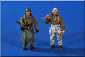 ドイツ軍 フィギュア 60mm 約1/35 Amazon.co.jp: ドイツ軍 戦車破壊者 フィギュア2体 [VP2637] 1