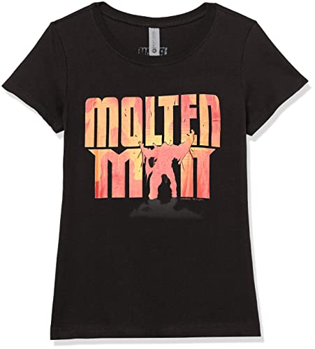 T-shirt Marvel Molten Man noir XS pour le style quotidien des filles