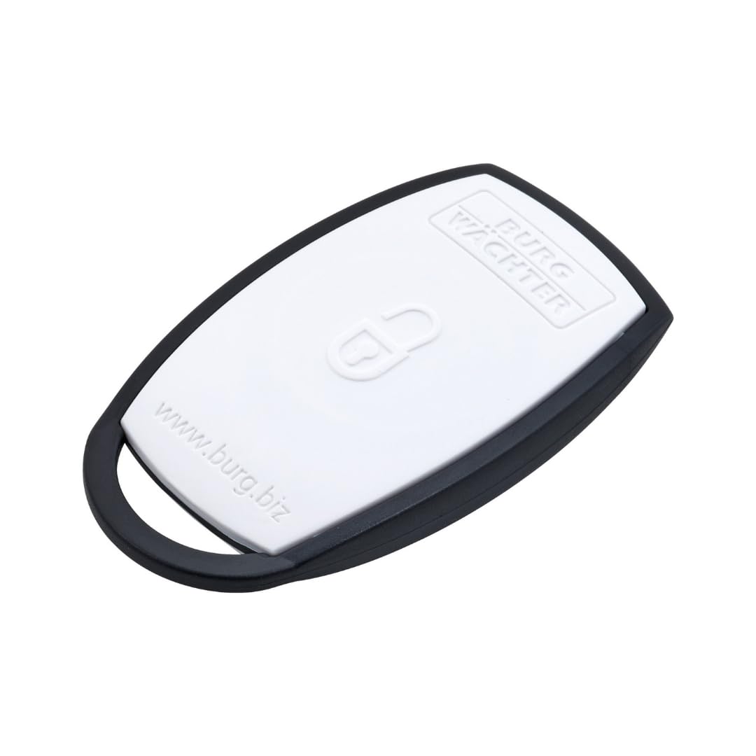 BURG-WÄCHTER Elektronischer Funkschlüssel für secuENTRY Home, Aktivtransponder für elektronische Türschlösser der secuENTRY Serie, ENTRY sE-Key 7713, Weiß/Schwarz