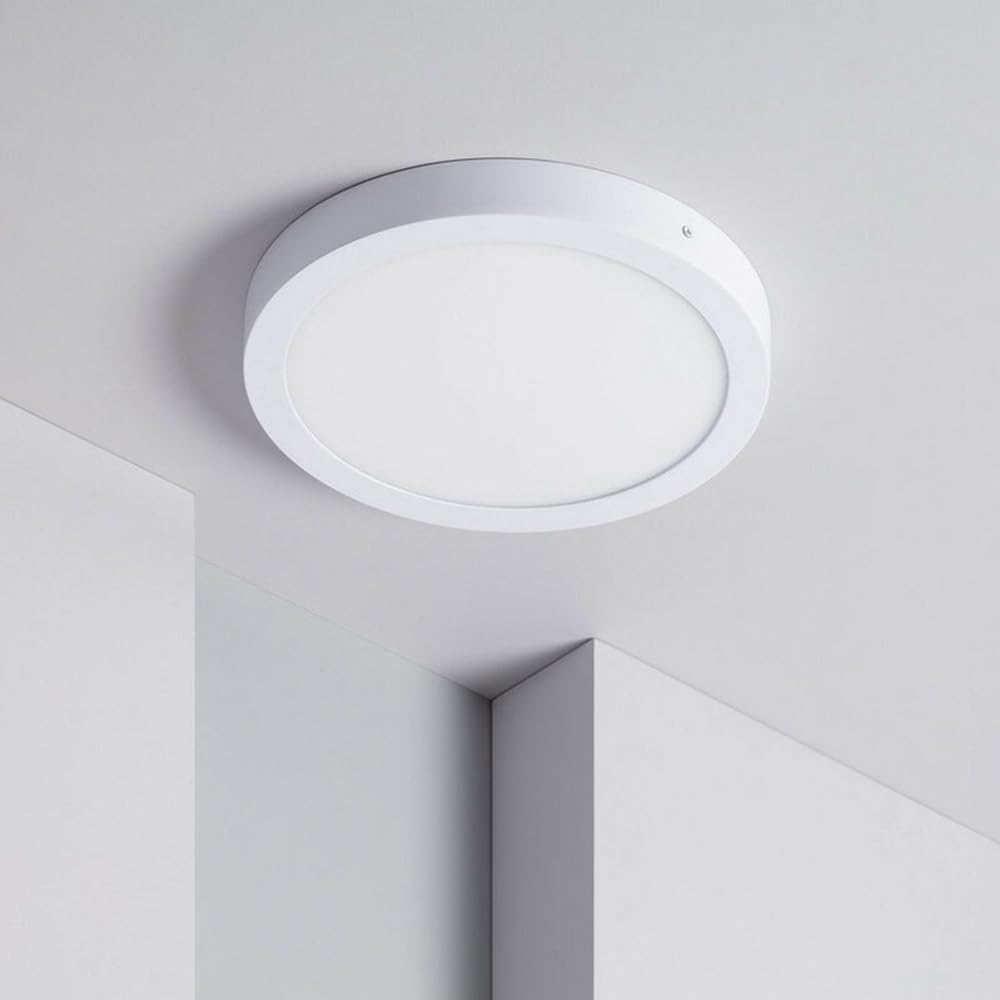 Round-OUT 30 White - Plafoniera tonda a led da esterno ip65 27w bianca