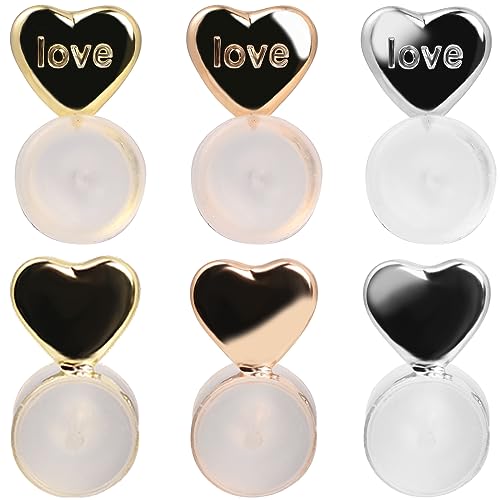 Love Silicone Earring Lifter Backs for Droopy Ears Clear Soft Ears Backing