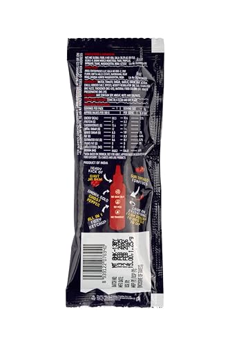 Image of HOTCHAA Bhut Hot Ketchup New Sachet (12g x 1) Single Use | Smoky | Tangy | Bold | Flavourful | With Bhut Jolokia | All-in-1 Ketchup | Vegan | No MSG | No Oil