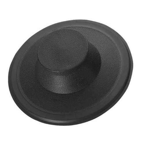 Essential Values Garbage Disposal Stopper - Rubber Sink Stopper - Drain Plug Kitchen Sink - Black Plastic Cover Cap Compatible with Kohler Insinkerator Waste King & Others
