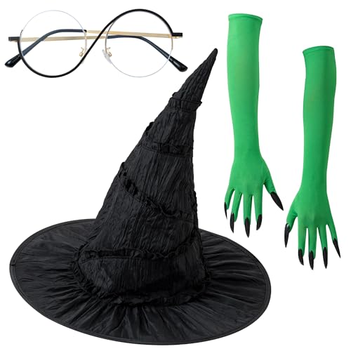 3 Pcs Witch Costume for Women Halloween Cosplay Costume Set