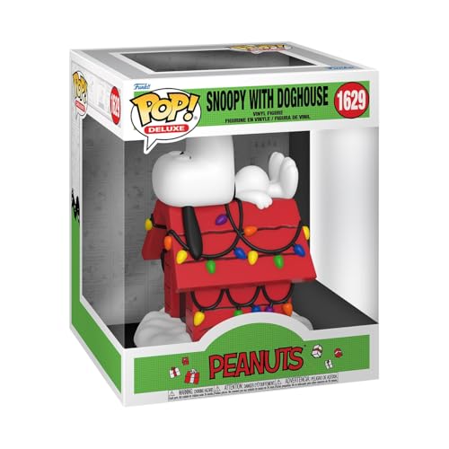 Funko Pop! Deluxe: ACBC– Snoopy & Doghouse - Peanuts TV Specials - Figura de Vinilo Coleccionable - Idea de Regalo- Mercancia Oficial - Juguetes para Niños y Adultos - TV Fans