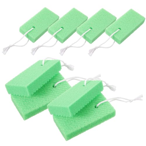 WOFASHPURET 8pcs Foot Pumice Stone Exfoliator Foot Scrub Dead Skin Remover Comfortable and Ergonomic Design for Easy Use Random