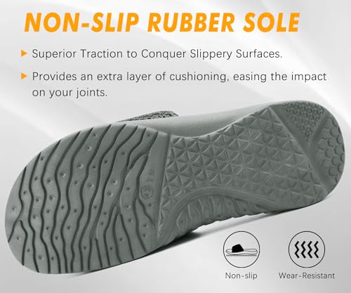 Image of ONCAI Mens Slide Sandals Open Toe Athletic Adjustable Straps Orthotic Plantar Fasciitis Sport Sandals with Soft Cushion Arch Support Footbed Size 7-13