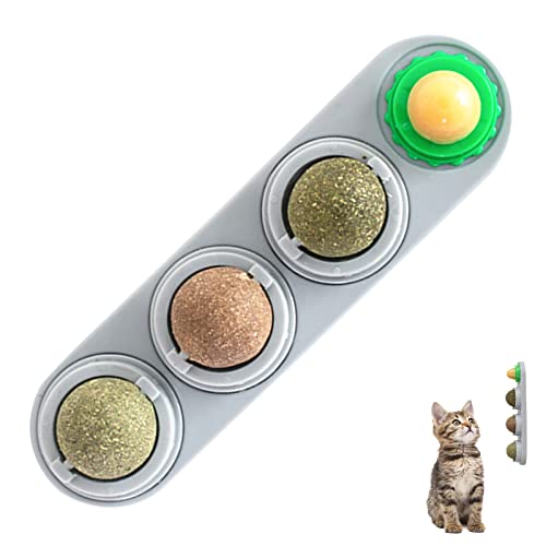 Catnip Brinquedos para Gatos,Brinquedos bolas catnip para gatos | Bolas comestíveis naturais saudáve