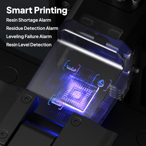 ELEGOO Saturn 4 Ultra 16K Resin 3D Printer with 10" 16K Mono LCD and Flip-up Lid, Smart Tank Heating at 30 °C, 150mm/h High Speed Printing, Large Printing Size of 8.33x4.66x8.66 Inches