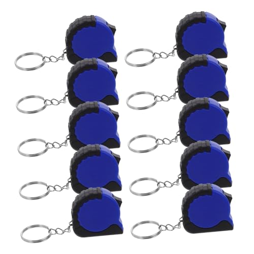 Mini cinta métrica retractil azul Lurrose 10 piezas