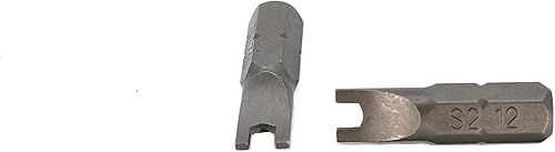 Miniatura 2 de TMAX Juego de 50 puntas de inserción de destornillador #12 de 1 pulgada, acero S2 duradero, con contenedor de almacenamiento resistente