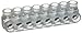 Morris Products 97362 Multi-Cable Connector, Insulated, Dual Entry, Clear, 8 Ports, 2/0 - 14 Wire Range