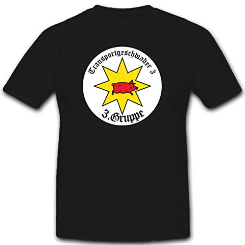 T-shirt Tg3 Airwaffe pour passionné d'aviation militaire vêtement décontracté noir 4XL