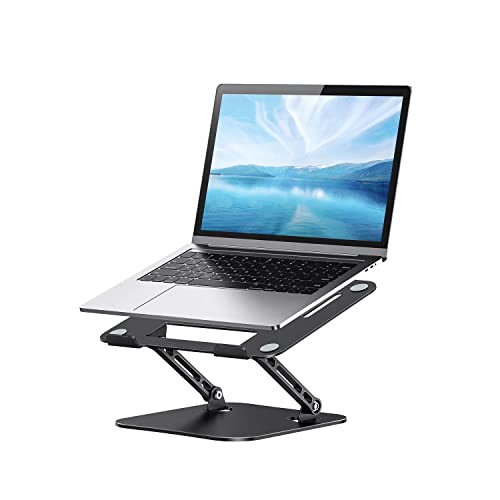 Orlian Laptop Stand Adjustable Computer Stand Sturdy Aluminum Laptop Stand For Desk Foldable Laptop Holder Portable Laptop Riser For 11–16-Inch Laptop Notebook Tablet And More #TOP15