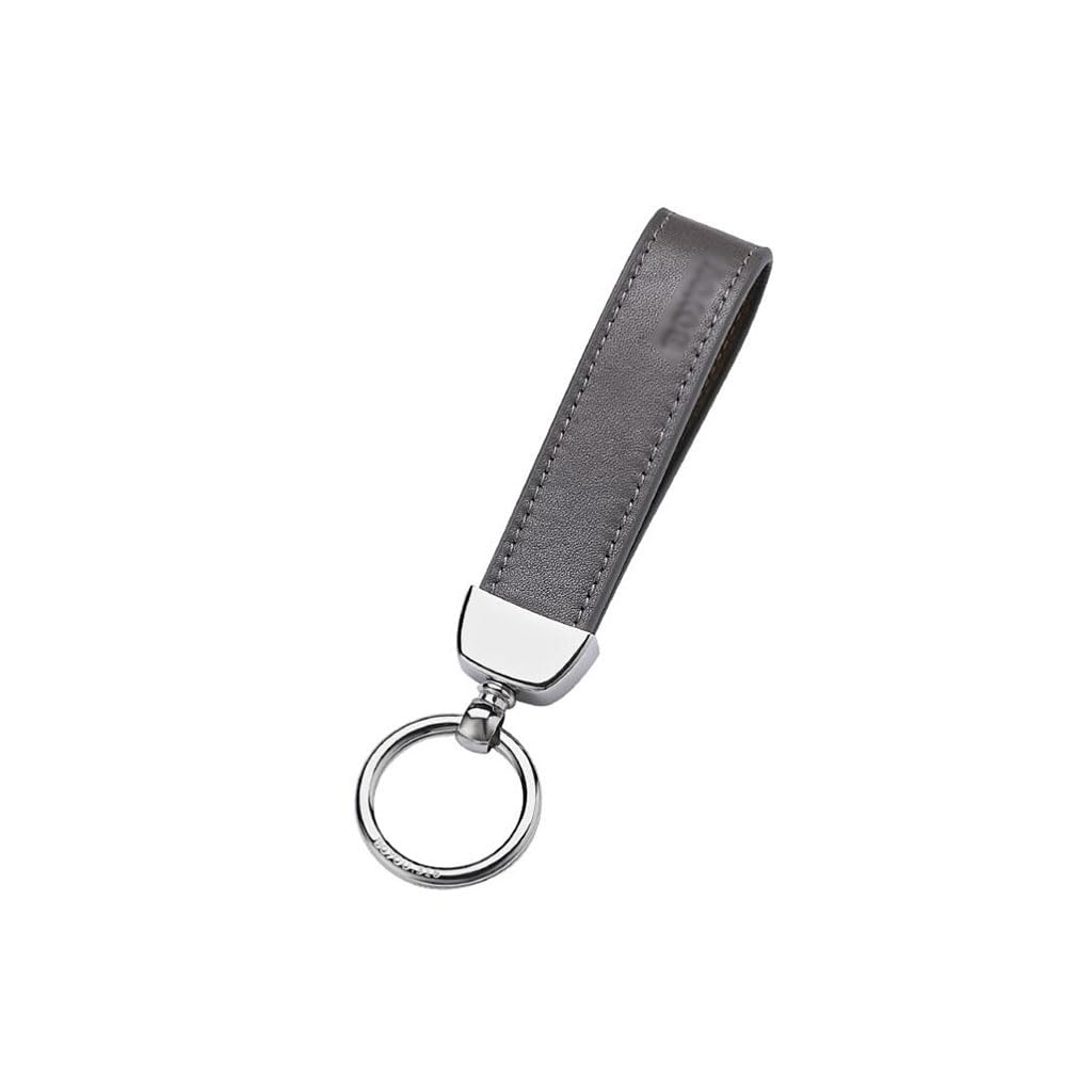 Exquisito Llavero montado en la Pared Cordón de muñeca de Cuero Accesorios de Llavero de Coche de Acero Inoxidable Llavero Colgante de Cintura portátil Útil