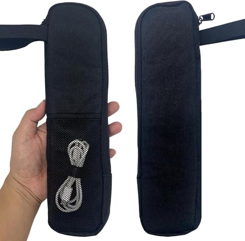 Image of Wanty Protective Nylon Black Travel Pouch Bag Compatible with Epson Workforce ES-50 / ES-60W /DS-30 / DS-70 Portable Sheet-Fed Document Scanner