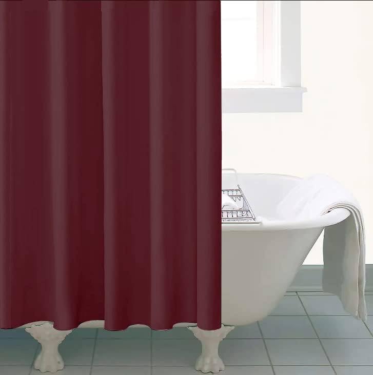 Shower Curtain, Made of PEVA, Water Repellent, Mildew Resistant, 180x180cm, 71x71inch, Rail Hooks,Feather Light, Ultra-Thin - Image 3