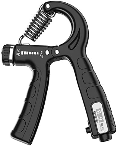 KEYCRAZE Hand Gripper Forearm Exercise Equipment with Counter - Hand Gripper 60 kg with Counter | Adjustable Handgripper Forearm Grip for Men Gym | veins exercise equioment (10-60 Kg, Blue) (BLACK) (B0CVL2T9JN) Amazon Price History, Amazon Price Tracker