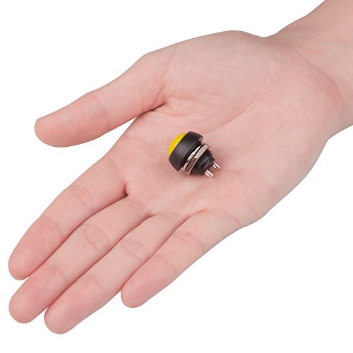Awpeye PUSH-BUTTON 12Mm Waterproof Momentary Push Button Switch 15Pcs On- Off Switch thumb #6