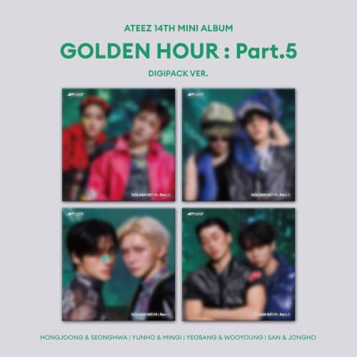 ATEEZ Golden Hour Part 5 BAD Version Digipack Aleatoria con CD 3
