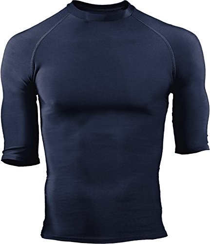 Badger Sports Pro Compression 1/2 Sleeve Cre Navy X-Large