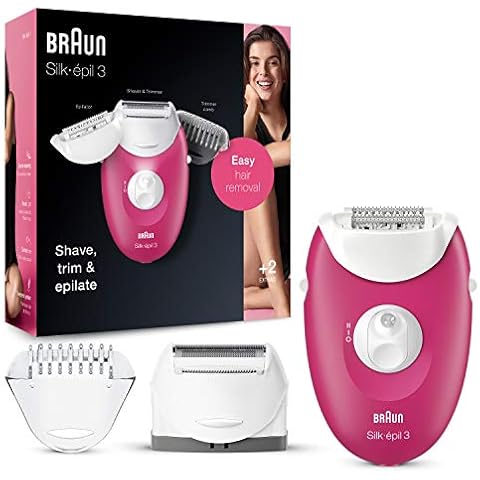 Braun Silk-épil 3 Depiladora Eléctrica Mujer 2 en 1 Cover