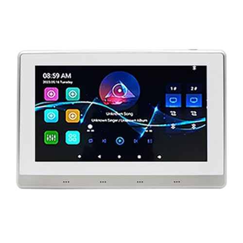 NONDK Audio-Verstärker Android 11, 7 Zoll, 8 x 30 W, 2 Zonen, Android 11, WLAN, Touchscreen-Verstärker, 17,8 cm (7 Zoll)