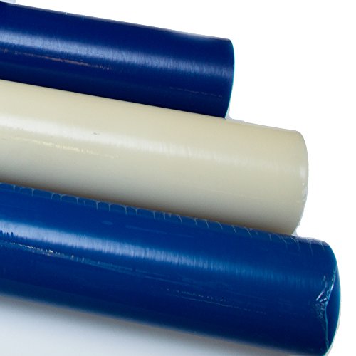 ROTIX 61112-3 - Pellicola protettiva autoadesiva per finestre, 50 cm x 100 m, per lavori di pittura e lavori di costruzione (blu)