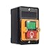 Produktbild EIN/AUS Drucktastenschalter Wasserdichter Schalter Werkzeugmaschinenzubehör 10A AC 220V/380V Motorschutzschalter Sicherheitsschalter für mechanische Geräte, Textilmaschinen