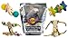 Volkman Avian Science Super African Gray Parrot Food with Foot Toys for Large Birds, Bird Food African Grey Parrot Treats with Foot Roller - 4 Lbs. (1Toy, Toys May Vary)