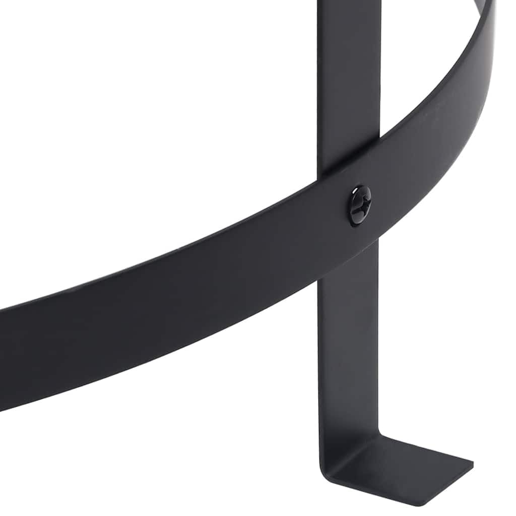 Garten-Feuerschale mit Grill Edelstahl 76 cm, inklusive Schürhaken, Eisen-Bratrost und Feuerschutzdeckel, hitzebeständiger Stahl, Funkenflugschutz, für Terrasse und Hinterhof