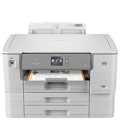 Image of Brother HL-J6100DW Colour Inkjet Printer, X-Series, Wireless, PC Connected, Network and NFC, Print and 2 Sided Printing, A3, Includes 3 Paper Trays and High Yield Ink Cartridges