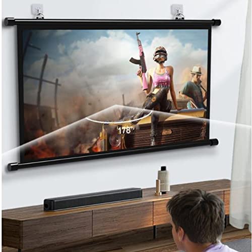 Pantalla manual para proyector 60 pulgadas 16:9 miniatura 3