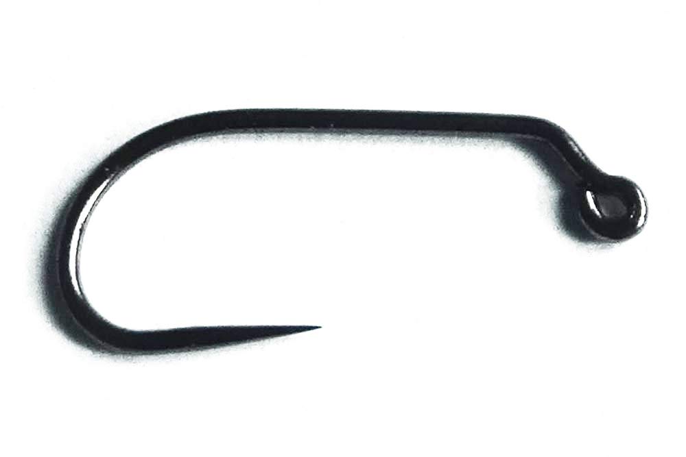 Pechetruite 50 x MASUDZURI fly hooks - D20BLJ (barbless - nickel black) - For Jig fly tying - Standard - H10
