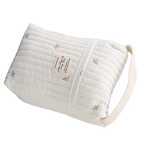 Bolsa organizadora de pañales de algodón estampada miniatura 3