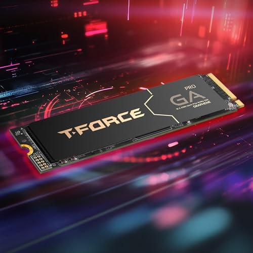 Image of TEAMGROUP T-Force GA PRO 2TB SSD Patented Graphene Heatsink DRAM SLC Cache 3D TLC NAND NVMe InnoGrit PCIe Gen5x4 M.2 2280 Internal SSD Read /Write 10,000 /8,500 MB /s TM8FFJ002T0C129